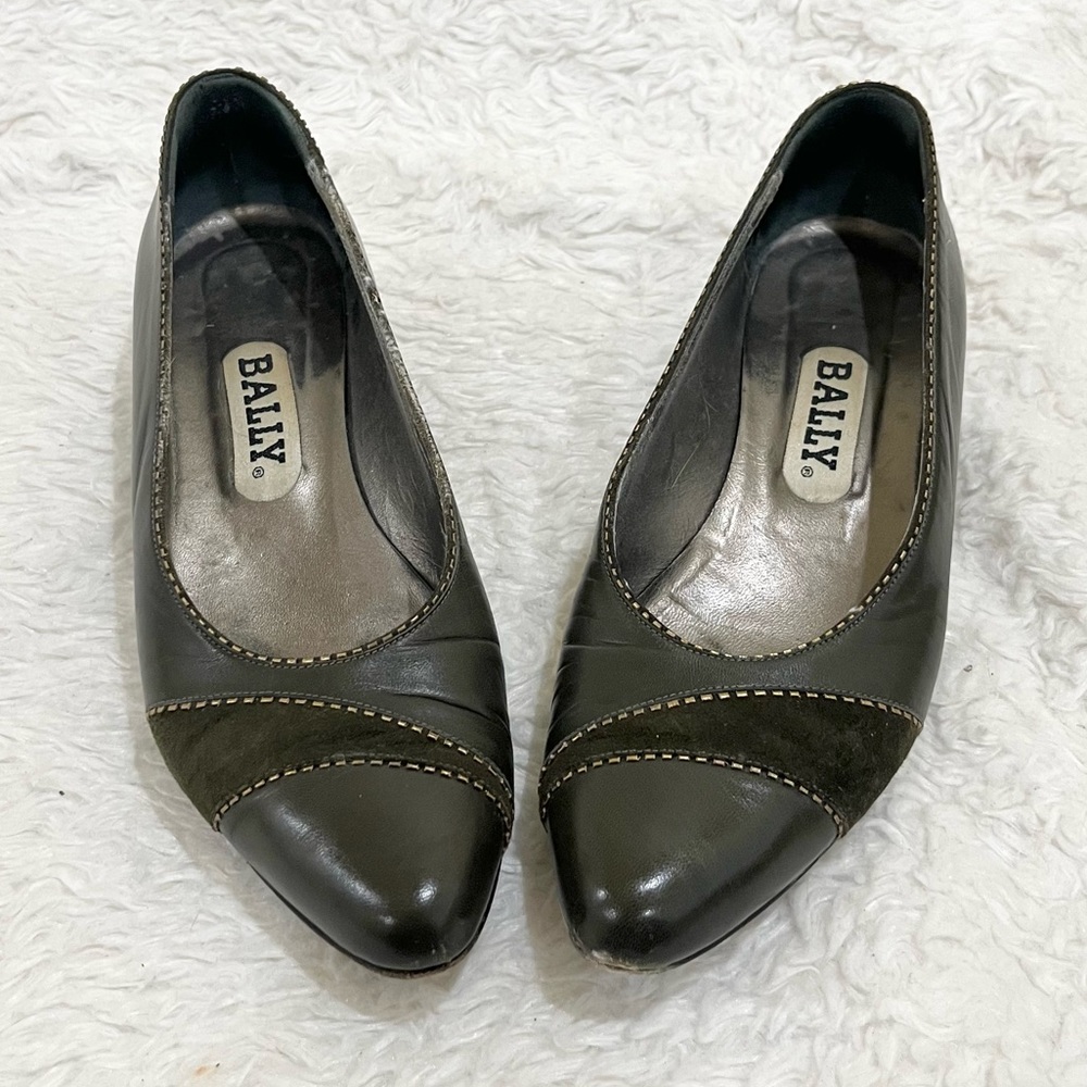 Bally Olive Green Shoe 6.5